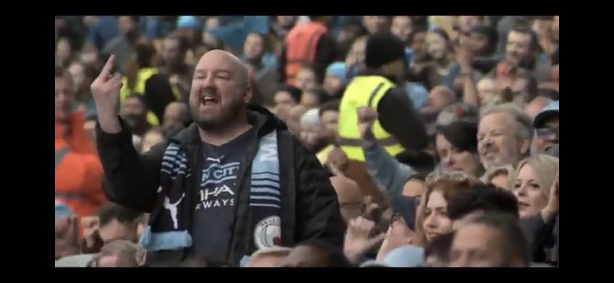 As we prepare to say goodbye to #TedLasso tonight, big shoutout to @BOVTS BA graduate @Johnmcgrellis, the ultimate Man City fan in last week’s episode, giving @phildunster a hard time on the pitch! #BOVTSproud #InternationallyAWESOME