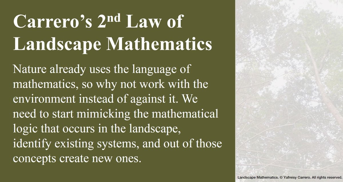 YafreisyCarrero's tweet photo. Landscape Mathematics, Design with Numbers by Yafreisy Carrero ๐ ๐น ๐ #LandscapeMathematician #CivilEngineer #LandscapeMathematics #STEM #Education #Beauty #Logic #DesignWithNumbers #WorldofNumbers #Nรบmeros #YafreisyFractals #Revolution #Innovation #Global https://t.co/ajkXBY5wZW