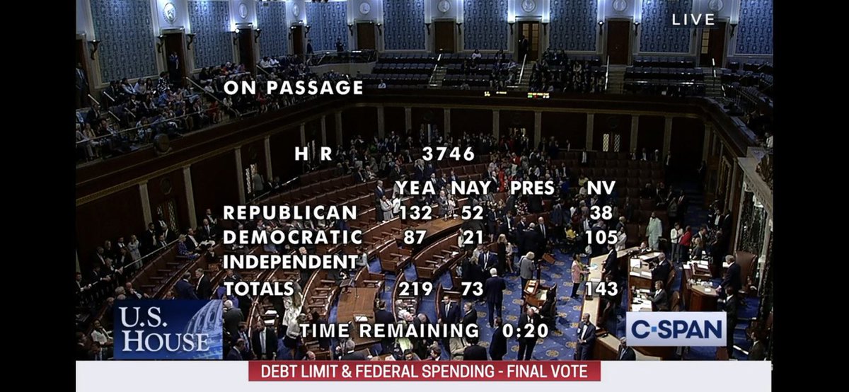 NEW: the Dark Brandon Bill has passed the house. On to the senate!