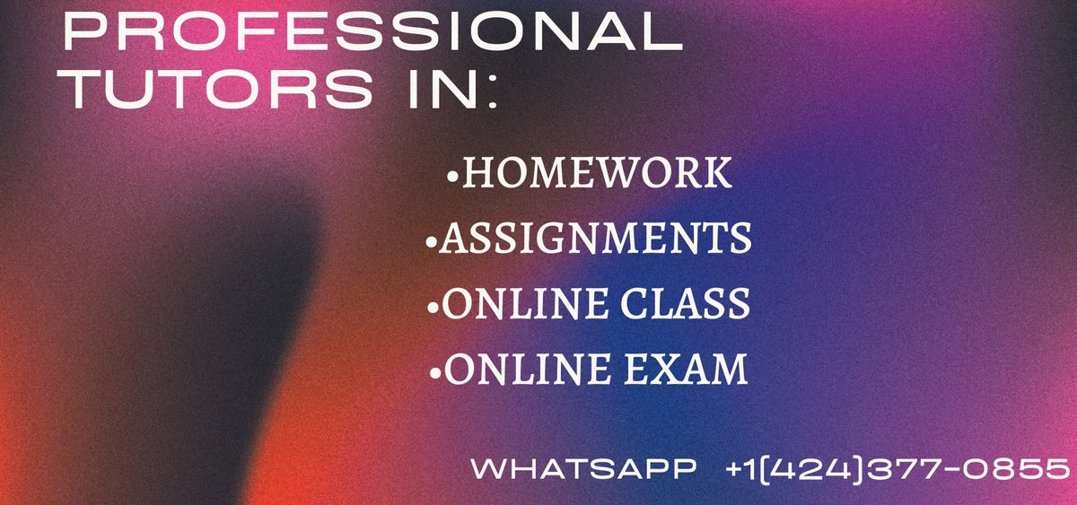 Get the grades you deserve with our top-quality writing services. 📄 HMU am available to handle Exams , Tests , Maths and Essay due tonight 
#su #su23 #jsu23  #lsu23 #lsu24 #Bc  #myasu #xula24 #Uwg #xula25 #GSU25 #gsu24 #Famu #Wssu