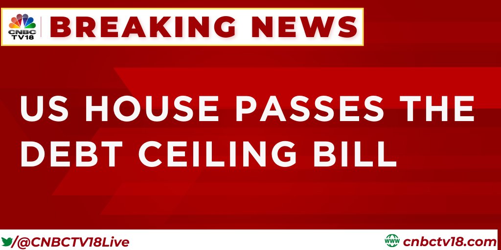 #BREAKINGNEWS | #US HOUSE PASSES THE DEBT CEILING BILL

#DebtCeilingBill