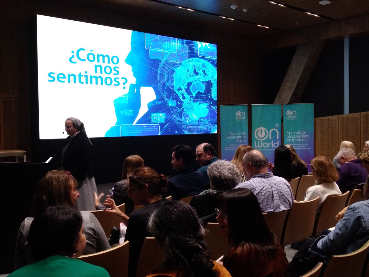 Nos sentimos felices de estar ya en nuestra conferencia de <a href="/montsedelpozo/">Montserrat Del Pozo</a> #AprendizajeEmergente y en minutos les mostraremos la nueva educación: onworldeducation.com
<a href="/nazaretglobal/">Nazaret Global Ed</a>