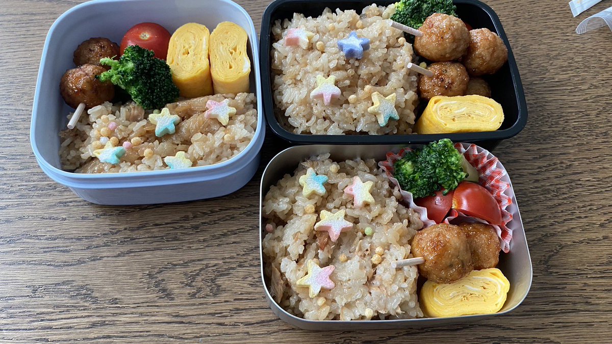 今日のお弁当は夫が生み出しました！たまごじょうずやん。
あしたからも任せたく、、、 https://t.co/zJ4uJyoMQE