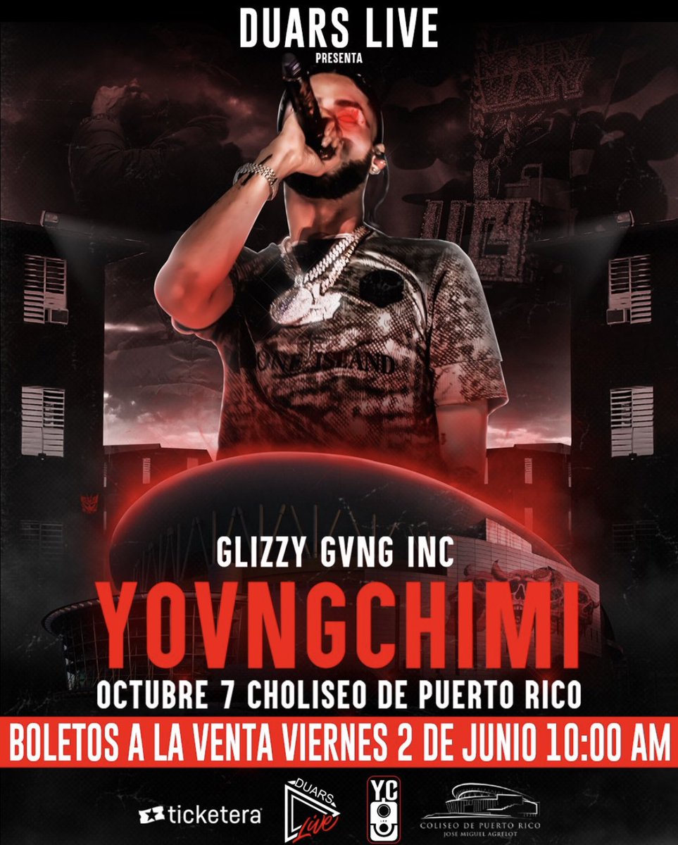 itscarlosivan's tweet photo. Yovngchimi va para el Coliseo de Puerto Rico el 7 de octubre👹 @yovngchimi_ https://t.co/psBjrZtJDY