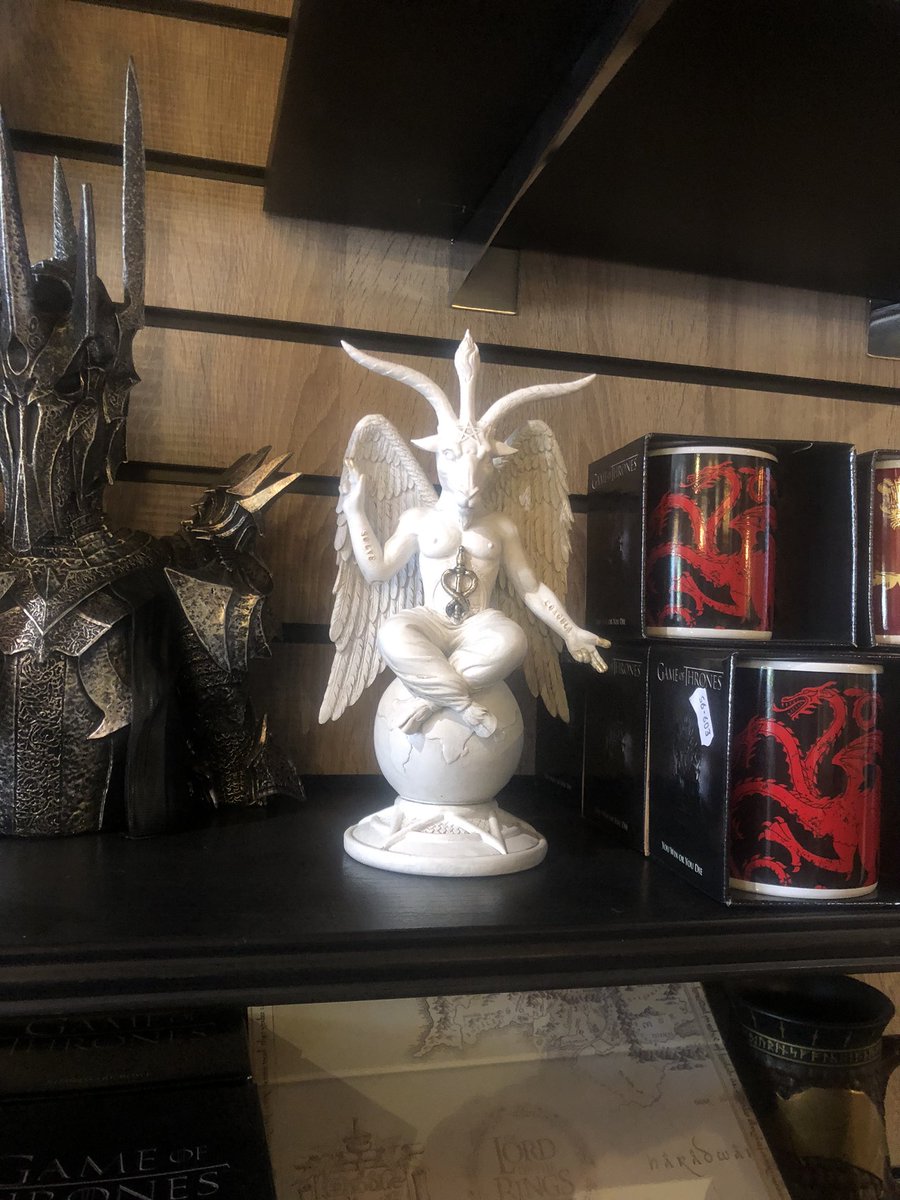 @TheIllusion111 Talking of Baphomet I found this today in a Harry Potter shop on Oxford Street,wouldn’t have even questioned this a couple of years ago.