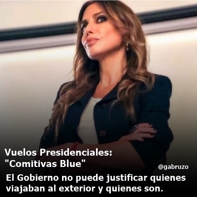 La bomba que hizo explotar la Periodista <a href="/guadavazquez/">Guadalupe Vázquez Oficial🌱</a> ya preocupa al Gobierno. 

Los vuelos de Fabiola.  

Un informe exclusivo deja al descubierto "Comitivas Blue, Privilegiados VIP y gastos que no pueden justificar"  
El Gobierno preocupado por este documento que salió hoy al