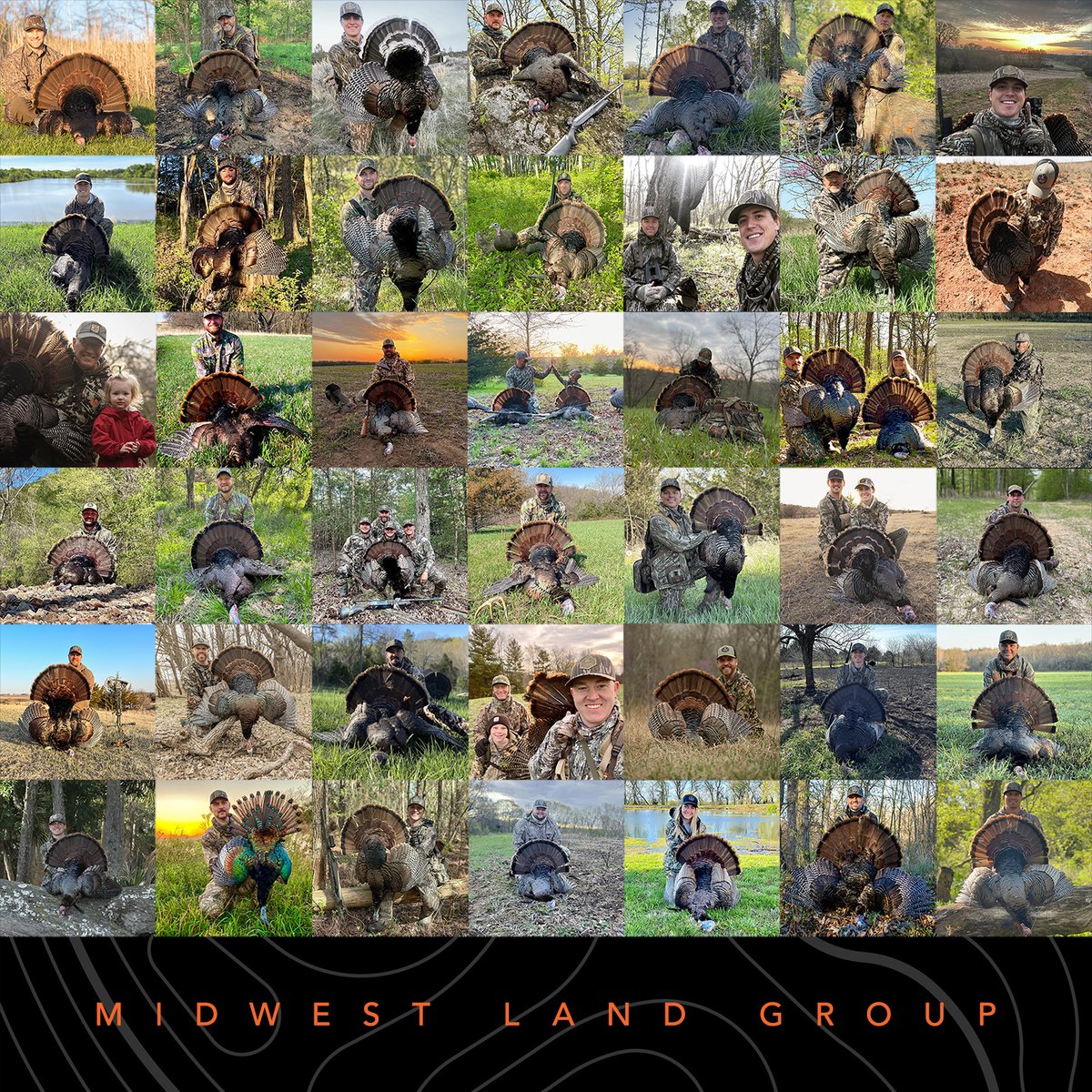 With most turkey seasons officially ending this evening, we hope everyone  had a fun and successful season, and made memories that will last a lifetime.

#MidwestLandGroup

#TurkeySeason #2023 #WeKnowLand #MLGDifference