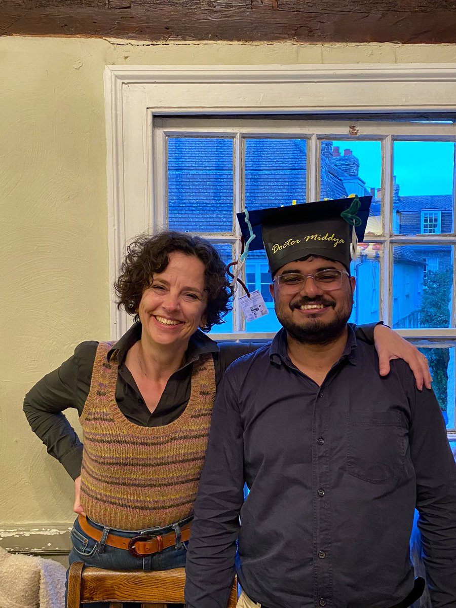 mng_ceb's tweet photo. We are very proud of @SagnikSM for successfully defending his PhD work! Well done Dr Middya! 🥳🎉👏🏻👏🏻👏🏻 https://t.co/b6dJaOkBER