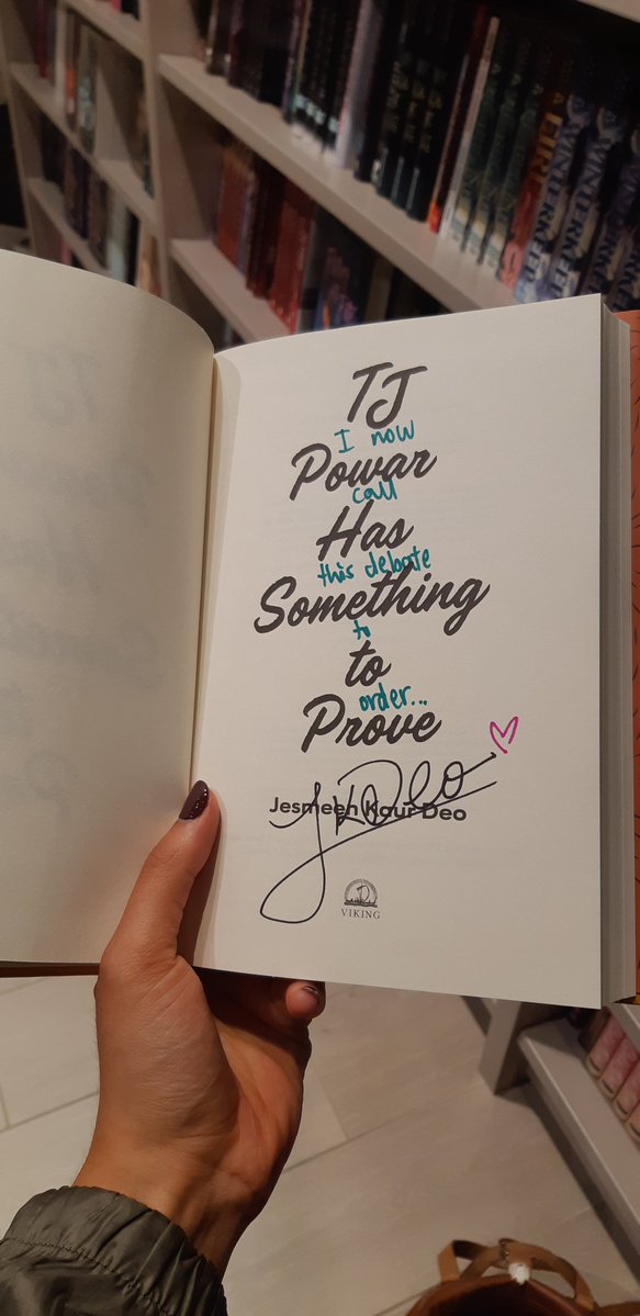 JDeoWrites's tweet photo. My debut YA contemporary novel, TJ POWAR HAS SOMETHING TO PROVE, turns 1 year old today 🥳 

To celebrate I'm giving away 1 signed/ personalized copy!

- RT + follow to enter
- open internationally
- will close Jun 14 at 5pm est https://t.co/q1TZ5YAln0
