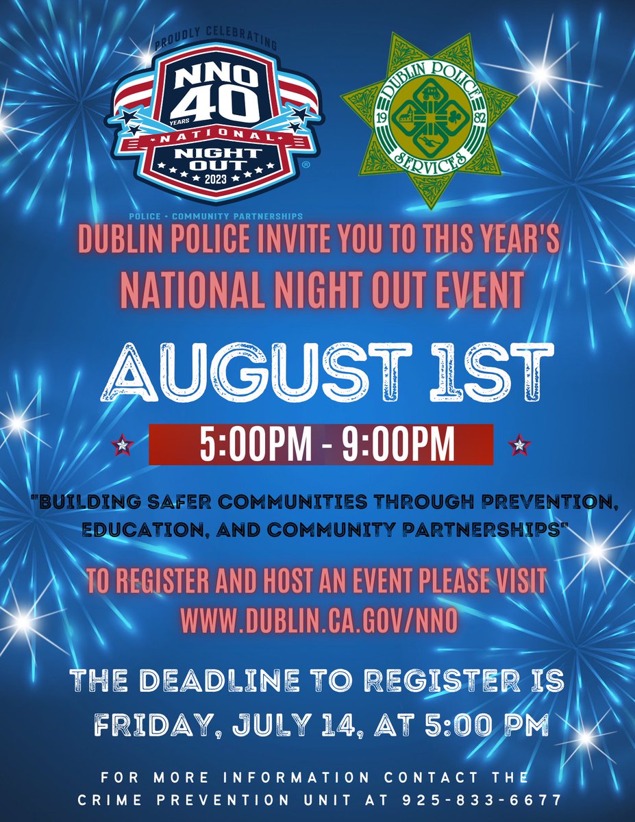 Dublin Police On Twitter National Night Out Is On Tuesday August 1 dublin-police-on-twitter-national-night-out-is-on-tuesday-august-1