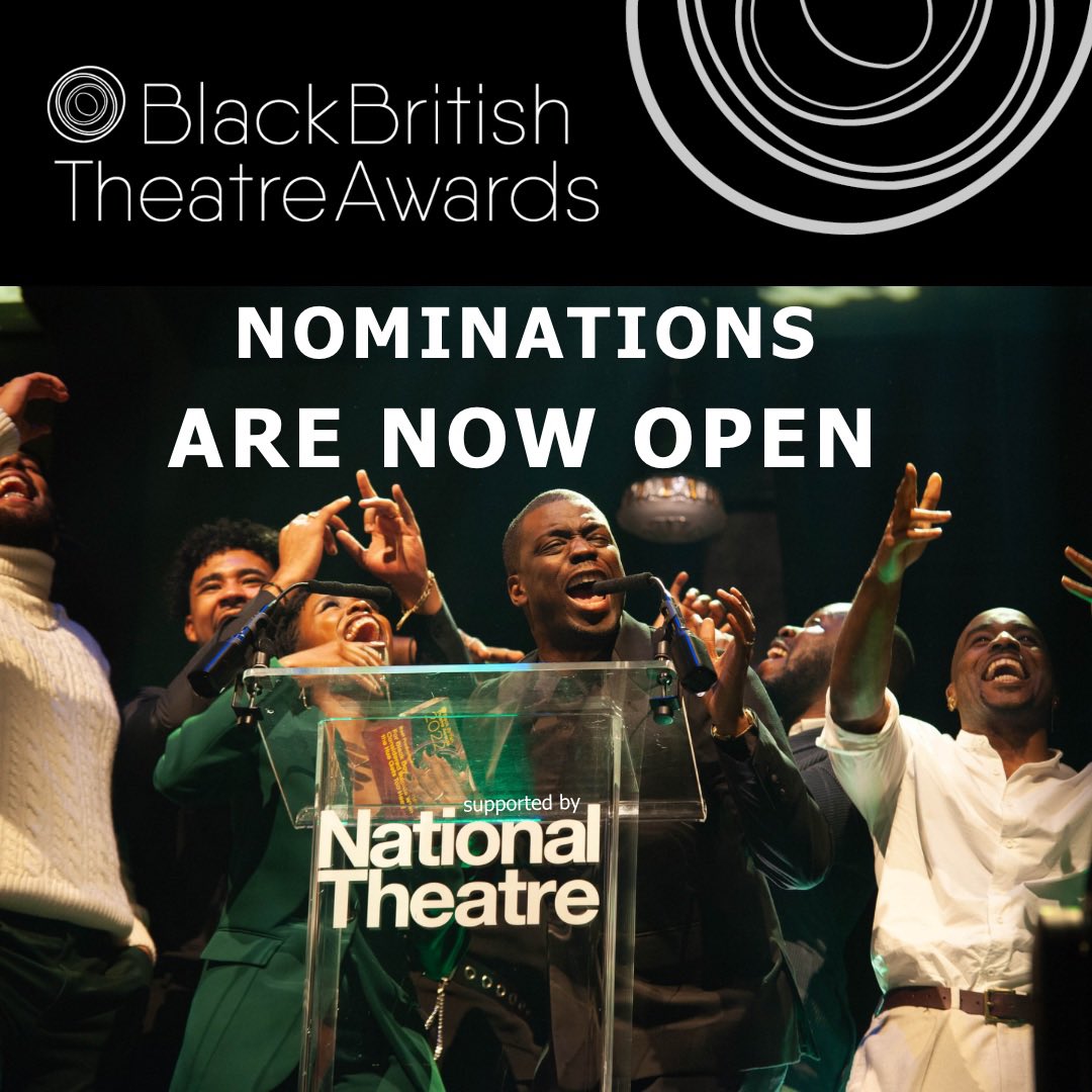 theBBTAs's tweet photo. We are live! Let’s go! Nominate at https://t.co/QVT93w3vR3 #everybodyblowyourtrumpet #thebbtas2023 #thebbtas #supportlivetheatre #blacktheatrematters #representation #uktheatre #theatreawards #thenationaltheatre https://t.co/fy5zSGWV7D