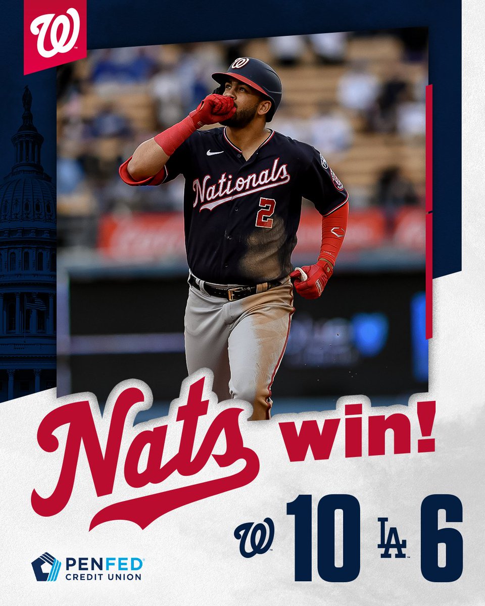 Nationals's tweet photo. Put a Curly W in the books!

#NATITUDE https://t.co/lMOuxBhm43