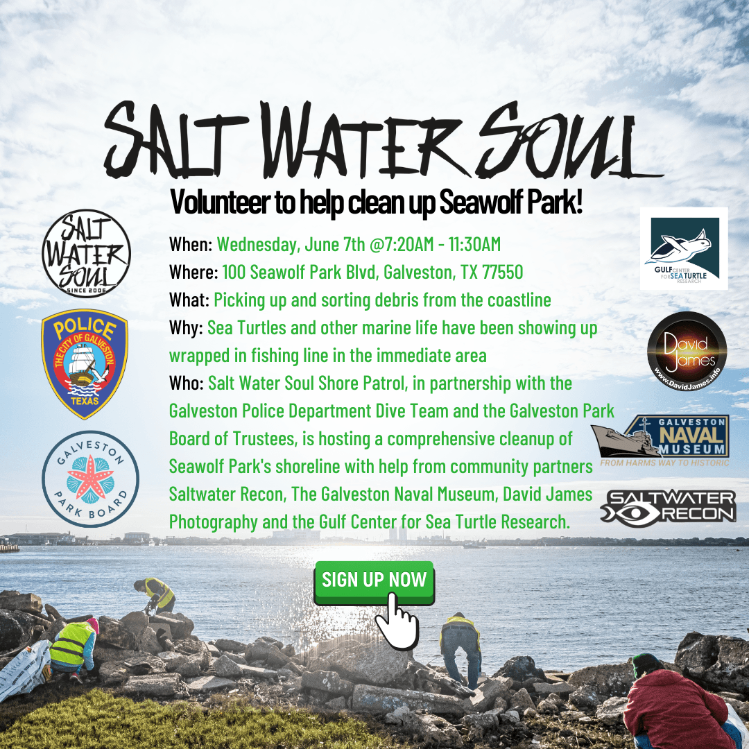CleanGalveston's tweet photo. Sign up for the Seawolf Park clean up https://t.co/e6RBywC02a https://t.co/LGYQMnTVq1