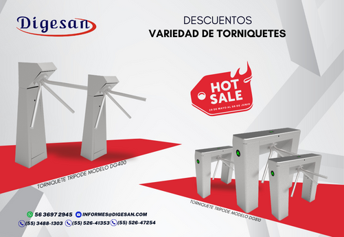 DigesanMx's tweet photo. 🔥No dejes pasar esta promoción de #HotSale que #Digesan tiene para ti🔥
🛠Somos fabricantes 100% mexicanos 🇲🇽🇲🇽, ¡No lo pienses más y obtén el mejor #controldeacceso!😎 https://t.co/3AovoZAxzW