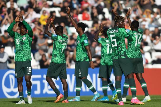 Argentina 0-2 Nigeria

We beat the Host of the Under20 World Cup in Their own house!

- Our Fans out sang!! We outplayed them! Bullied them!! THIS IS HUGE!Congratulations to Ladan Bosso and his BOYS🇳🇬

To be the best you have to be the BEST!Them dey MAAD! #SoarFlyingEagles
#U20WC