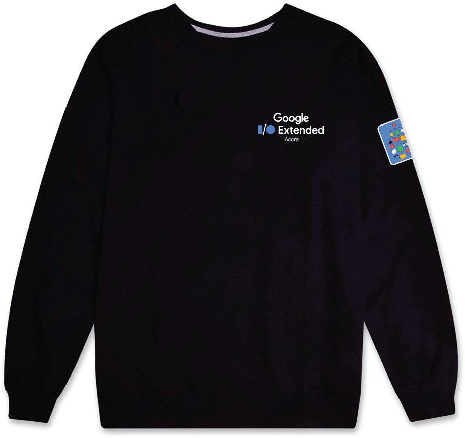 mukadas026's tweet image. As a developer, how much would you pay for this sweatshirt?
#GoogleIOExtendedAccra #GDGAccra