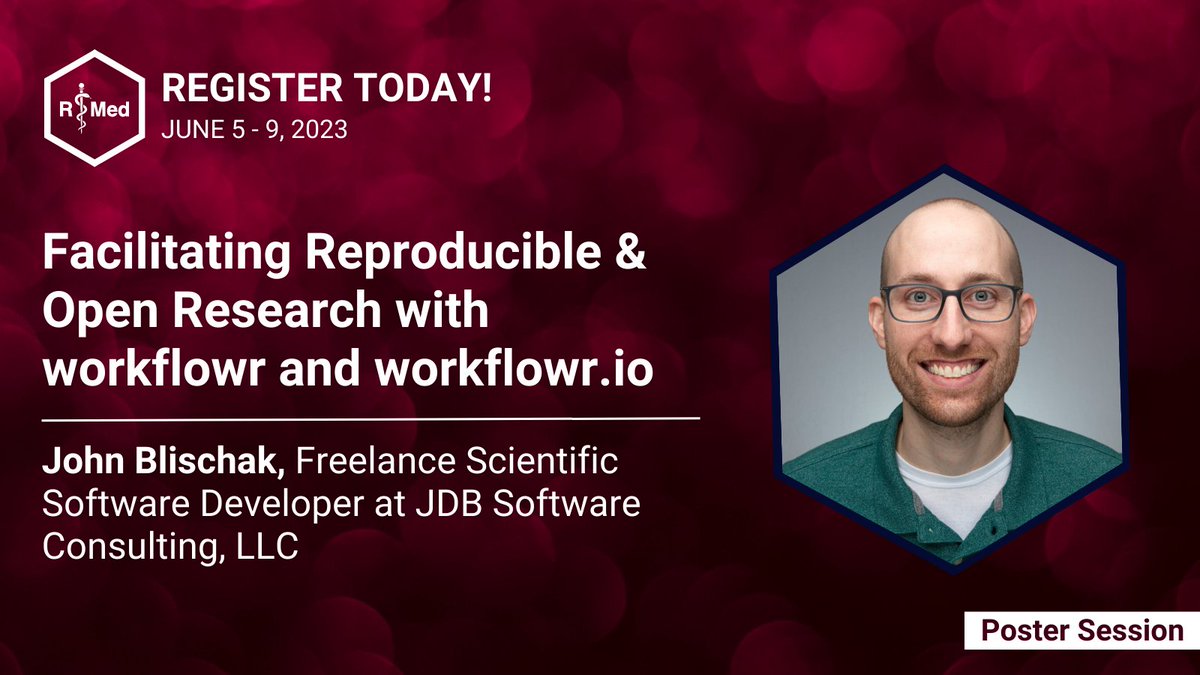 R Medicine (@r_medicine) on Twitter photo 👋 Poster sessions will be available using #SpatialChat! <a href="/jdblischak/">John Blischak</a>, Scientific Software Developer at JDB Software Consulting, will be covering “Facilitating reproducible and open research with workflowr and workflowr.io.” #RMed2023 #Rstas ➡️ events.linuxfoundation.org/r-medicine/ 👋 Poster sessions will be available using #SpatialChat! <a href="/jdblischak/">John Blischak</a>, Scientific Software Developer at JDB Software Consulting, will be covering “Facilitating reproducible and open research with workflowr and workflowr.io.” #RMed2023 #Rstas ➡️ events.linuxfoundation.org/r-medicine/