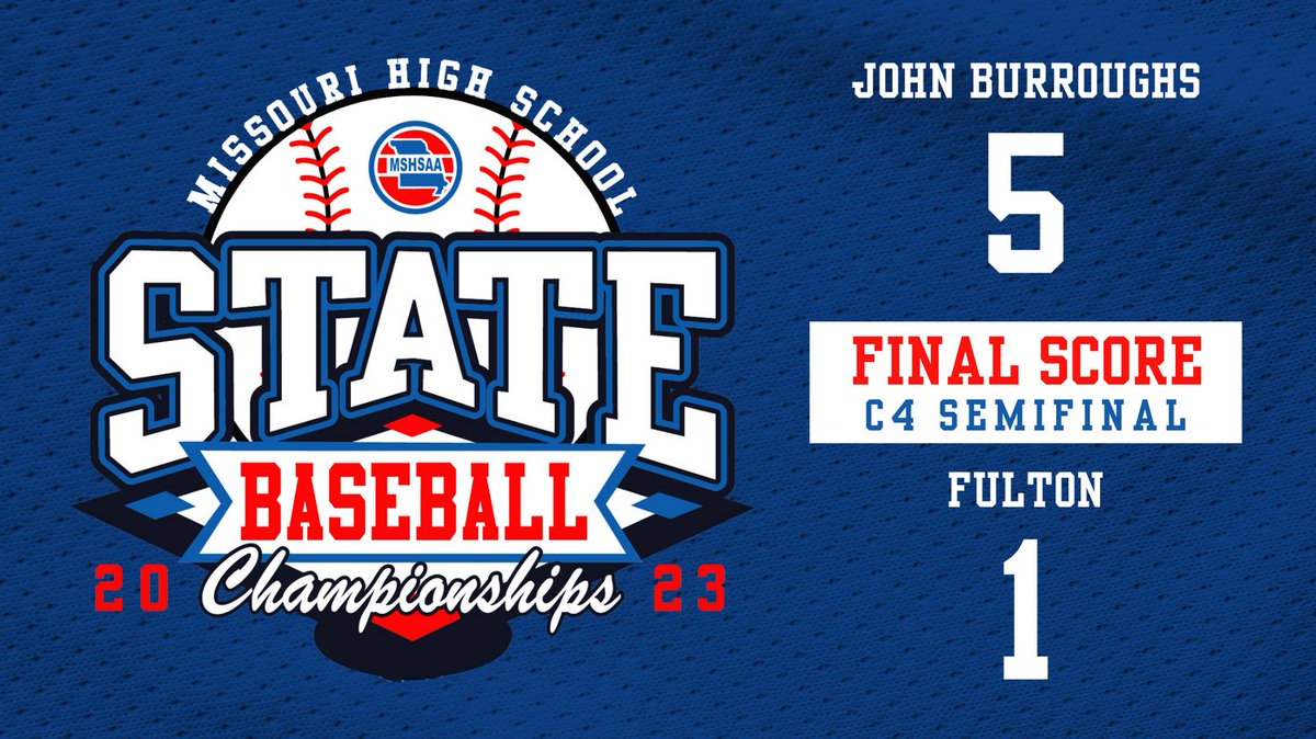 Here is the final score for the Class 4 Semifinal between John Burroughs and Fulton!