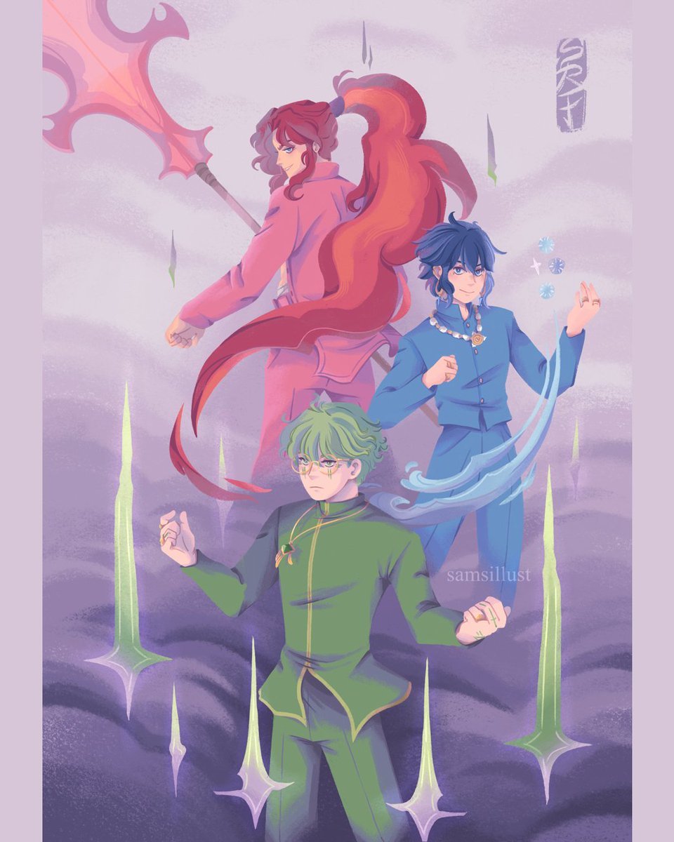 「Yuyu Hakusho x oc's My piece for the col」|Sam Salmeronのイラスト