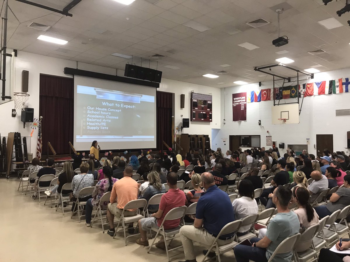 6th Grade Orientations for parents underway at DMS &amp; MMS, after student sessions today! Lots of info, ideas &amp; insights shared. Appreciative of our MS teams for their work supporting students &amp; families throughout this ES/MS transition &amp; beyond! <a href="/EveshamSchool/">Evesham Township School District</a>