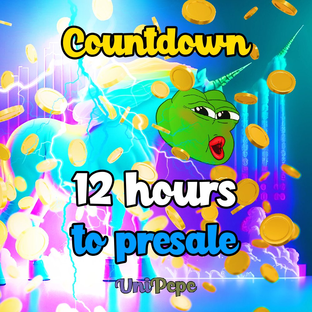 🔥 The wait is almost over! The most anticipated presale of the year starts in just 12 HOURS! 🔥

🦄 Presale Link: pinksale.finance/launchpad/0x38…

#Presale #Crypto #12HoursToGo #BasedBadge #GetReady 🚀
