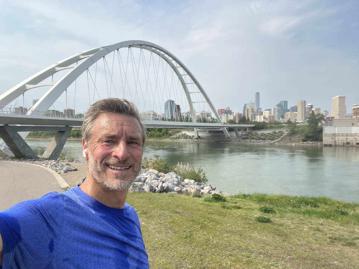 Amazing post-work run ⁦@CityofEdmonton⁩ incredible river valley! #yegrivervalley #ExploreEdmonton #runchat #runners #zen #summerishere