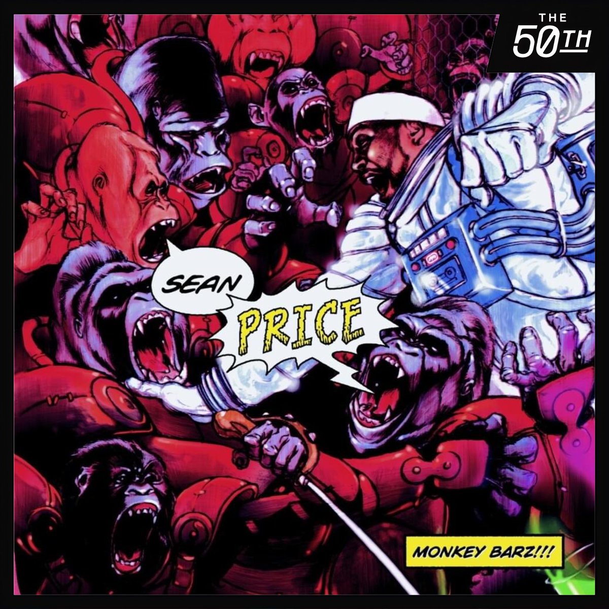 Genius's tweet image. It’s been 18 years since the late #SeanPrice released his debut solo album ‘Monkey Barz’ 🎶 With the singles “Boom Bye Yeah” and “Onion Head” #RIPSeanPrice 🕊️ #the50th