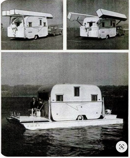 for when you cant decide between a houseboat and a campervan 🤣💡