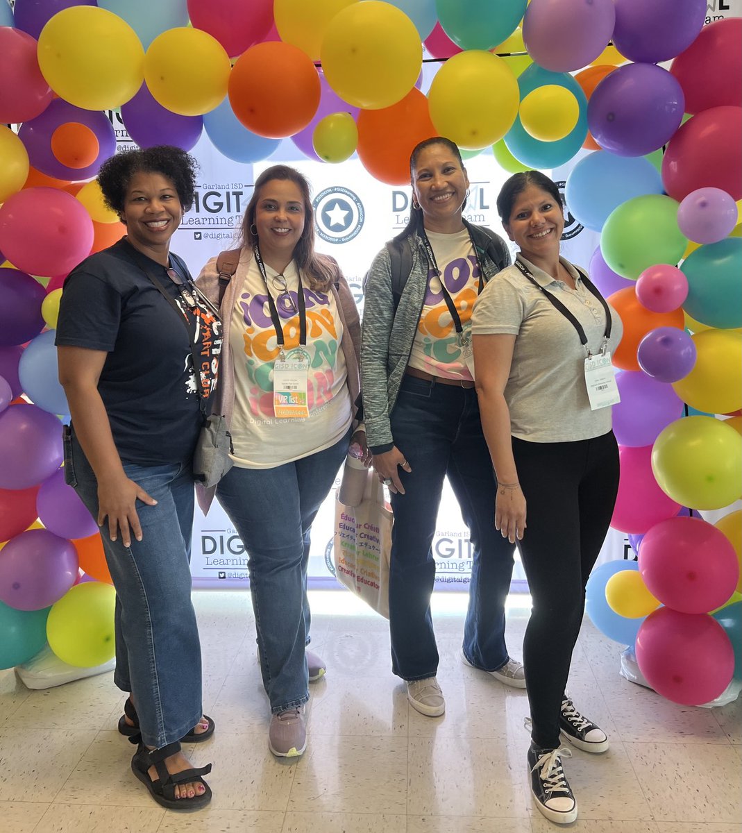 We had blast 💥 today!  It was a full day of learning! Thank you ⁦@DigitalGISD⁩ Team for organizing the #GISDicon 🤩. 👏🫶⁦@TyraClaytonEdu⁩ ⁦@JwoodsSHS⁩