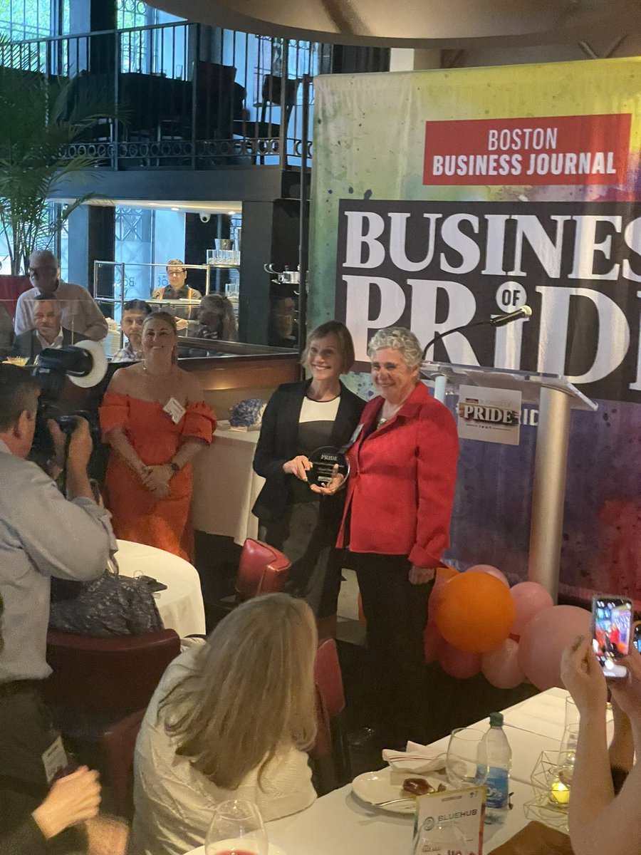 Thank you to @BosBizJournal for hosting a fabulous pride kick off! Congratulations to LGBTQ+ barrier breakers @elysecherry and @PhilipANardone. #bbjpride #mapoli