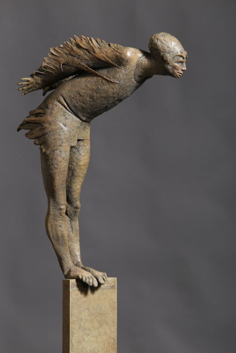 'Guatemalan Figure' bronze sculpture by Max Leiva #contemporaryart #contemporaryartist #sculpture
