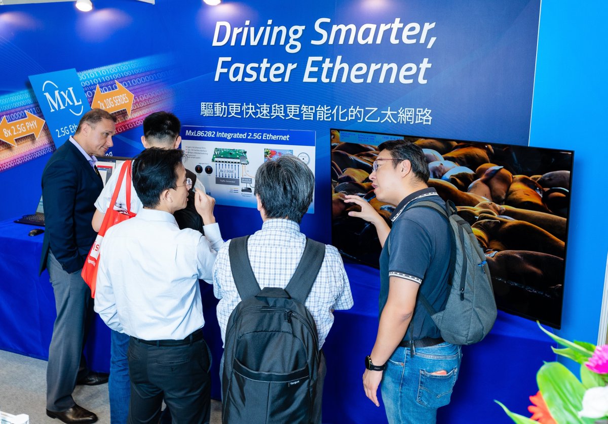 maxlinear_inc's tweet image. We&apos;re driving smarter, faster Ethernet with our new low power 2.5G #Ethernet switch. Join us tomorrow at #COMPUTEX #TAIPEI to see a demo. Learn more: buff.ly/3WMlTFc