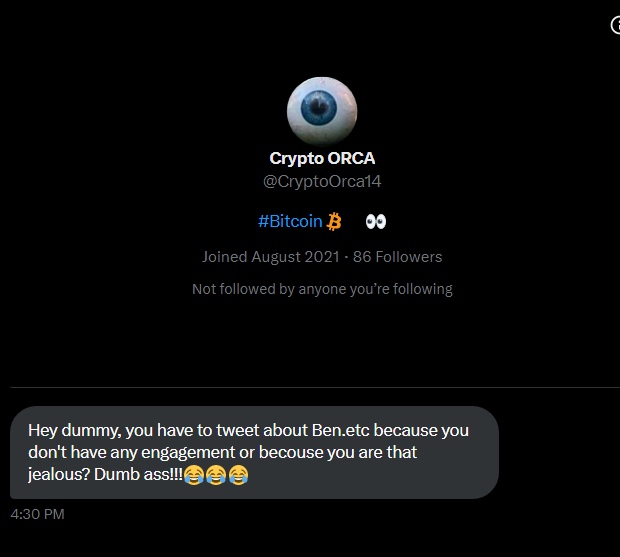 cryptojourneyrs's tweet photo. Fan Mail
And yes, the answer is yes. 😂 @eth_ben
#becouse https://t.co/dES8gWfCck