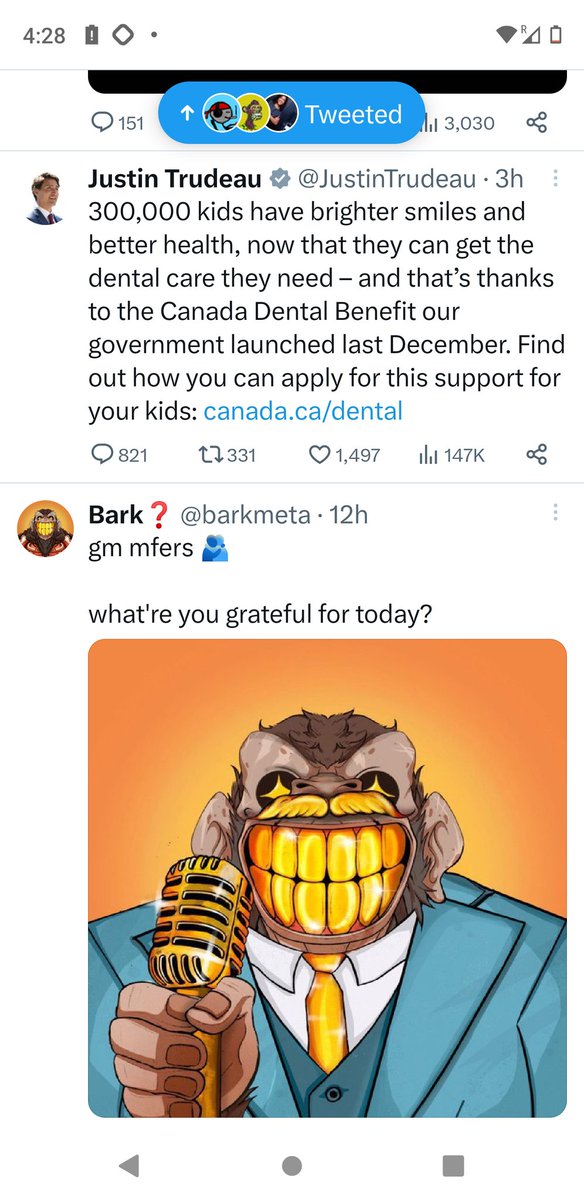 Powerpol's tweet image. My twitter feed put the post by @barkmeta in the right place lol