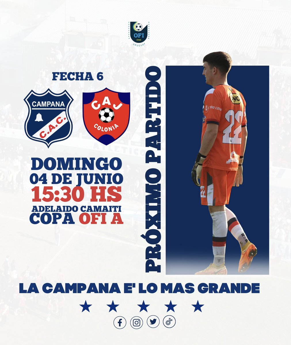 clublacampana's tweet photo. ᴘʀᴏxɪᴍᴏ ᴘᴀʀᴛɪᴅᴏ 🔜

📅 𝐃𝐨𝐦𝐢𝐧𝐠𝐨 𝟎𝟒 𝐝𝐞 𝐣𝐮𝐧𝐢𝐨
🆚 𝐉𝐮𝐯𝐞𝐧𝐭𝐮𝐝 𝐝𝐞 𝐂𝐨𝐥𝐨𝐧𝐢𝐚
🏟️ 𝐀𝐝𝐞𝐥𝐚𝐢𝐝𝐨 𝐂𝐚𝐦𝐚𝐢𝐭𝐢
⏰ 𝟏𝟓:𝟑𝟎 𝐡𝐬
🏆 𝐂𝐨𝐩𝐚 𝐎𝐅𝐈 𝐀

ʟᴀ ᴄᴀᴍᴘᴀɴᴀ ᴇ’ ʟᴏ ᴍᴀꜱ ɢʀᴀɴᴅᴇ 🔵⚪️🔴 https://t.co/uWcMTKLTg0