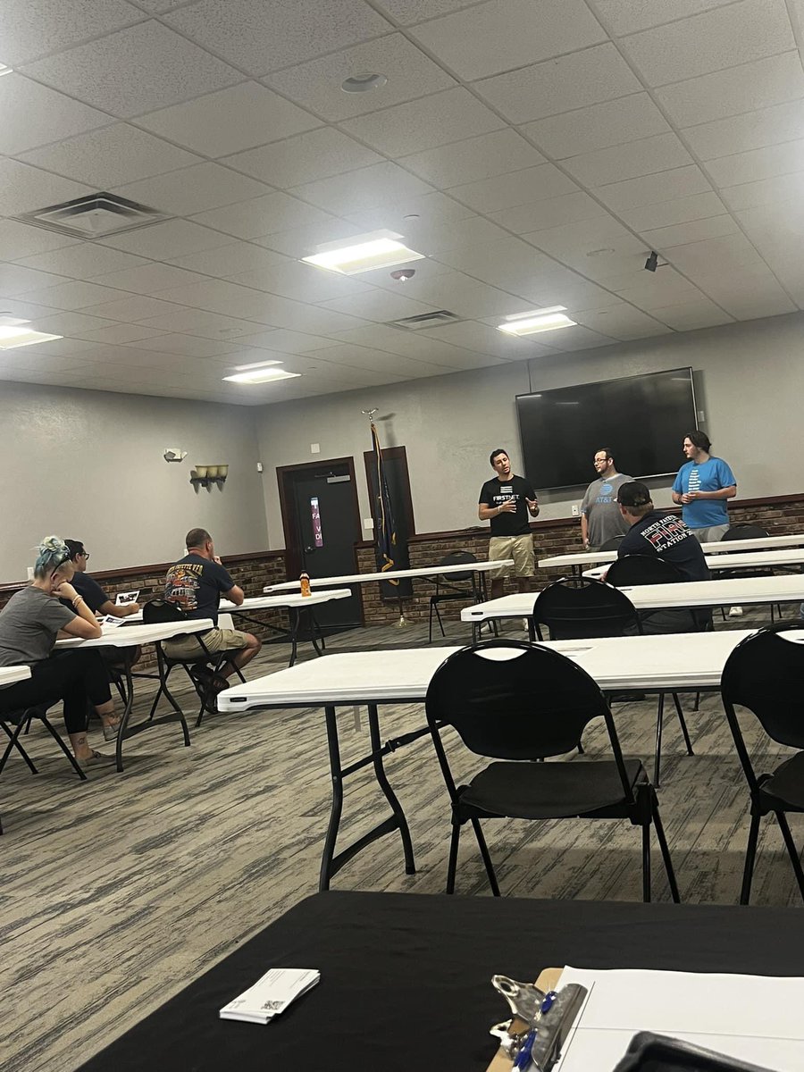Kevin Bair (@competitivekev) on Twitter photo Had the opportunity to speak to our volunteers at N Fayette VFD with our Alliance partners in WPA!
#FIRSTNETandFAMILY
<a href="/MikeSBurgess_/">Michael</a> 
<a href="/keroninc/">Keron Incarnato</a> Had the opportunity to speak to our volunteers at N Fayette VFD with our Alliance partners in WPA!
#FIRSTNETandFAMILY
<a href="/MikeSBurgess_/">Michael</a> 
<a href="/keroninc/">Keron Incarnato</a>