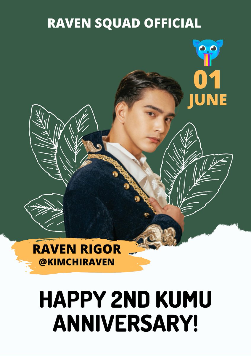 ravensquadofc_'s tweet photo. Hey there, Raven Squad! Today is a very special day for our best boy, Raven, because today is his 2nd Kumunniversary. Let's send him lots of cheers today. We love you, Raven! 💚
#RavenRigor #RavenSquadOfficial https://t.co/9FJBCzKZ7s