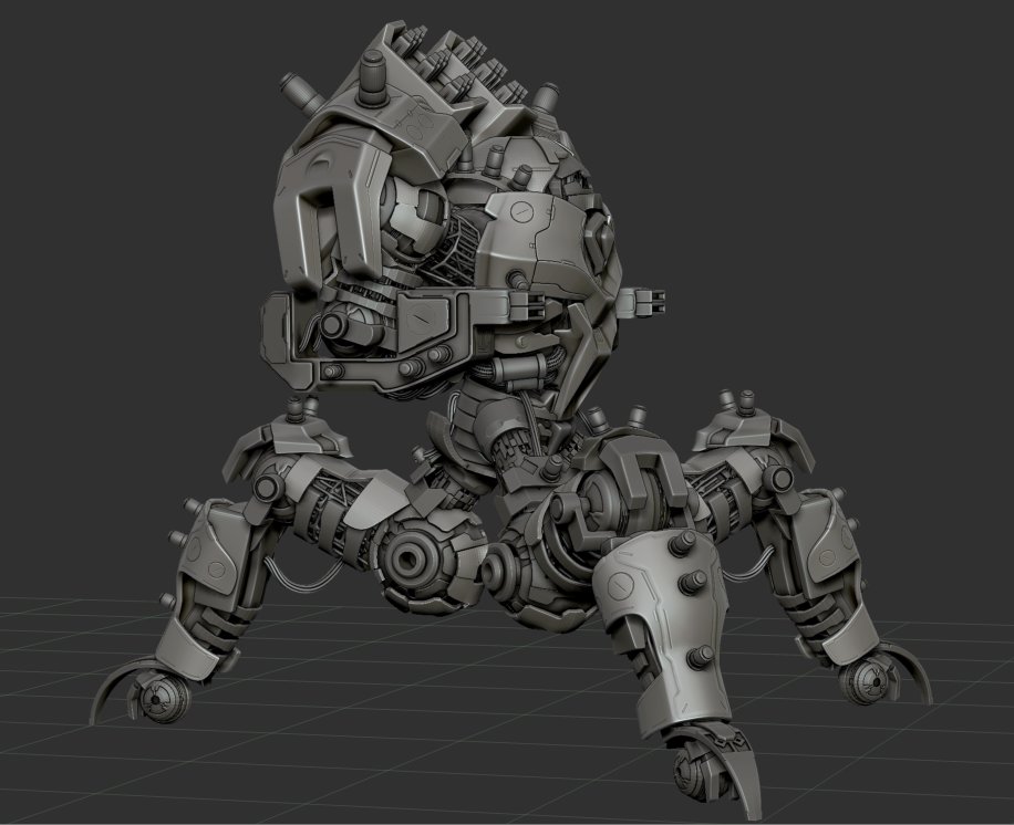 Gsreis_77's tweet image. Hello! I'm embarking on a personal project to have fun and practice. As it is an original model, many elements will still be added and tested, including these fragile feet, haha! 😄🚀🔧#3Dart #ZbrushSculpt #RoboticArt #DigitalCreativity #ArtistsOnTwitter #PersonalProject #CGI