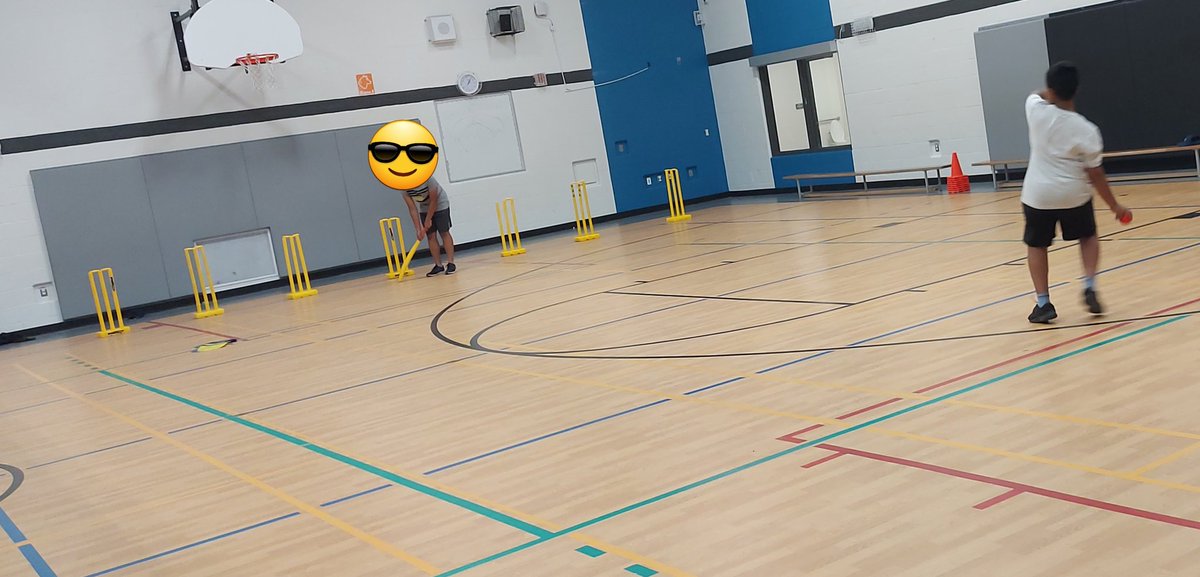 Why don't grasshoppers like football? They prefer cricket! 🦗 Student lead initiative in action! <a href="/DesmondHDSB/">Viola Desmond Public School</a> now has a Cricket Club. Today was skills day 1. Amazing batters and ballers working hard in the <a href="/Desmond_Den/">Desmond Den</a>! 🏏 Love seeing S identity represented in sport! <a href="/HDSBEquity/">HDSB Human Rights, Equity & Inclusive Education</a>
