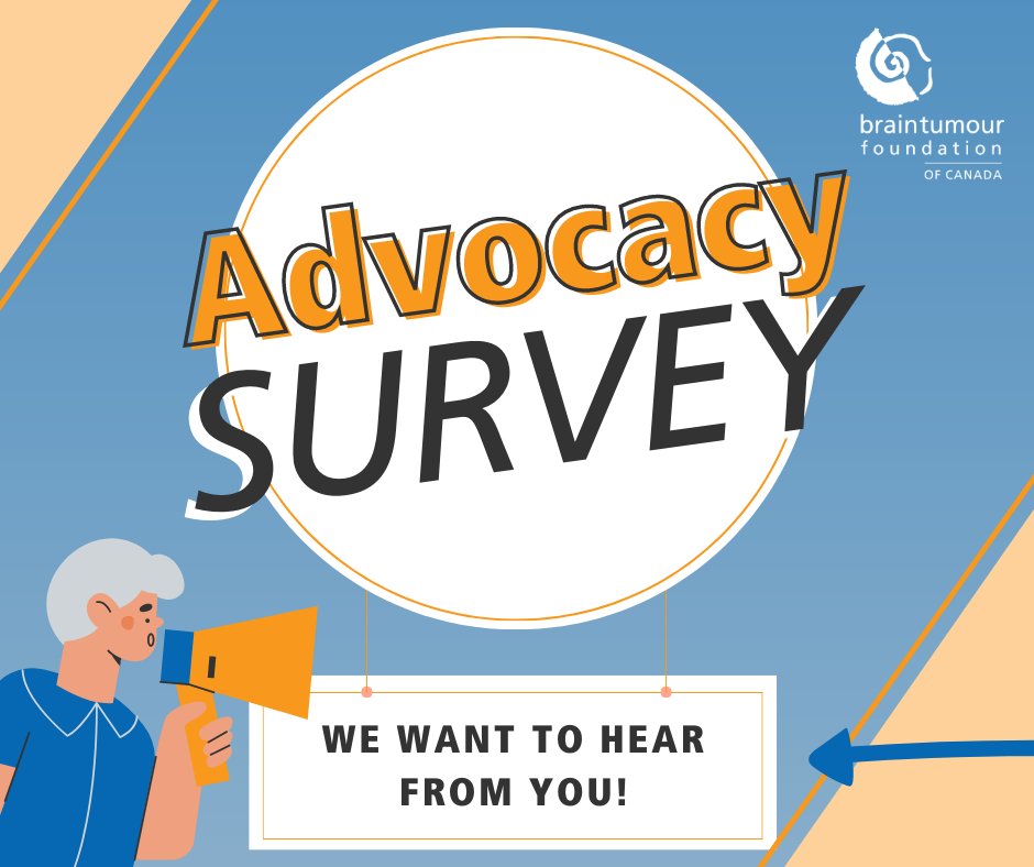 BrainTumourFdn's tweet photo. As we continue to grow our capacity for advocacy, we must understand the needs of brain tumour patients, families &amp; caregivers to prioritize our advocacy efforts to reflect the issues that matter most to the brain tumour community.
➡️ Complete the survey: https://t.co/dwgmrVSOvh https://t.co/JOyRw206ks
