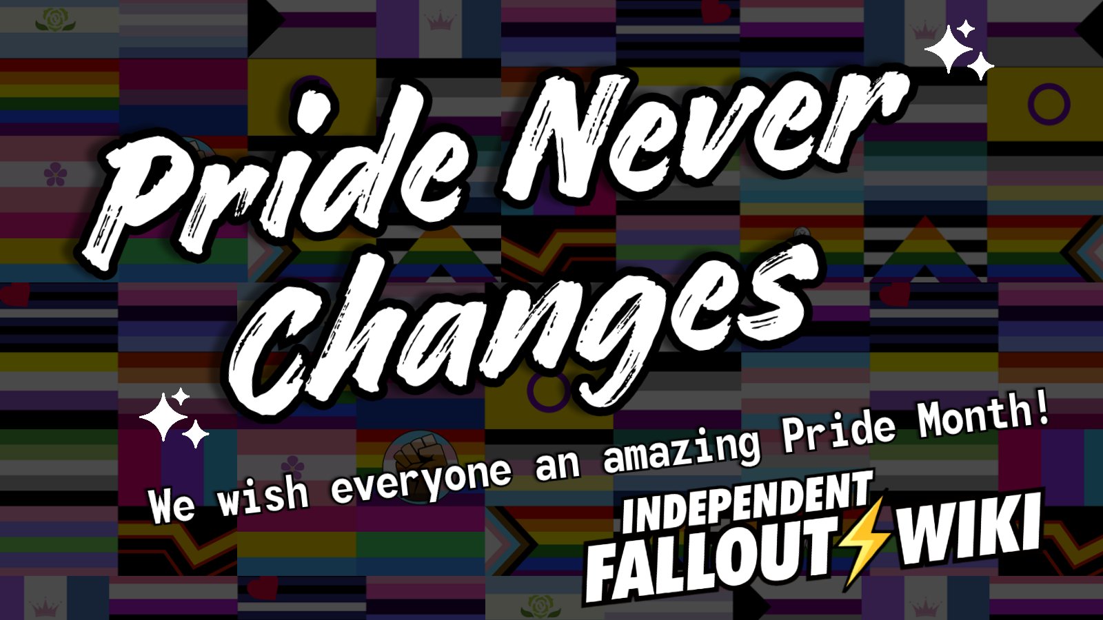 The Fallout Wiki on X: Happy Pride Month from all of us at the Independent Fallout  Wiki! LGBTQ+ identity goes beyond just the games we love and celebrating  all month long. We