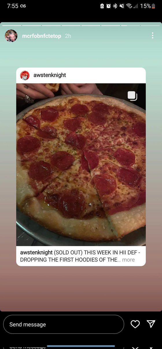 HELP WHY FID IT POST THE PIZZA I DIDNT PODT THE PIZZA