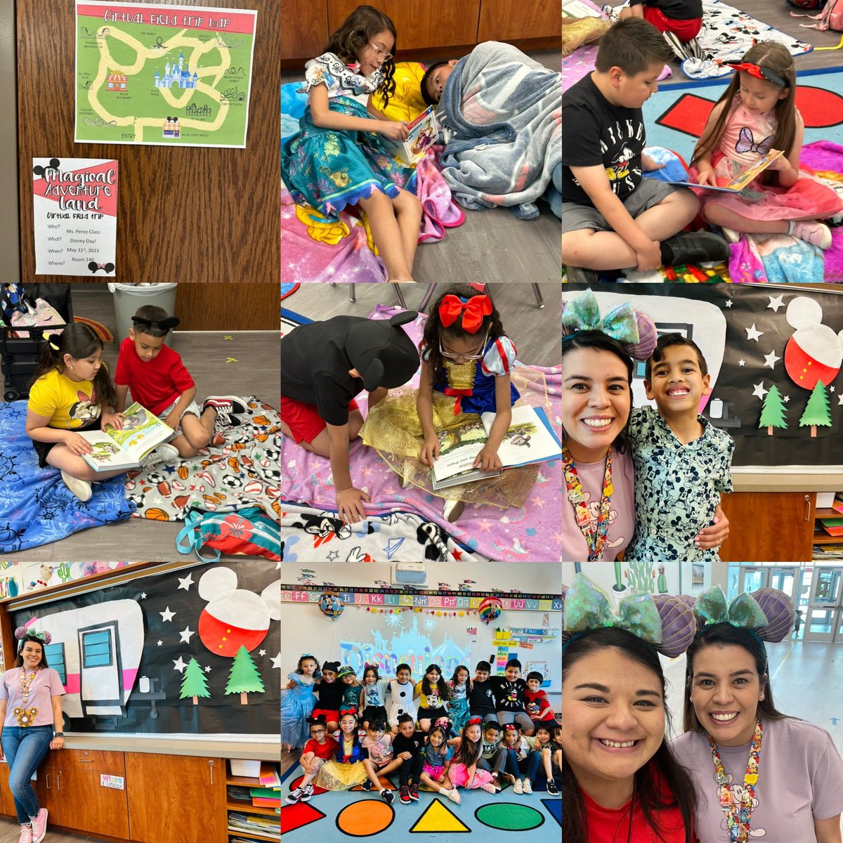 My favorite thing in the whole world #DisneyDay! We had a blast! #Rollercoastersalltheway! #1stGradeRocks! 😎🤩 #CTEAlwaysonPoint💚💙🌵🐍 #IsitSummerBreakYet?🤪