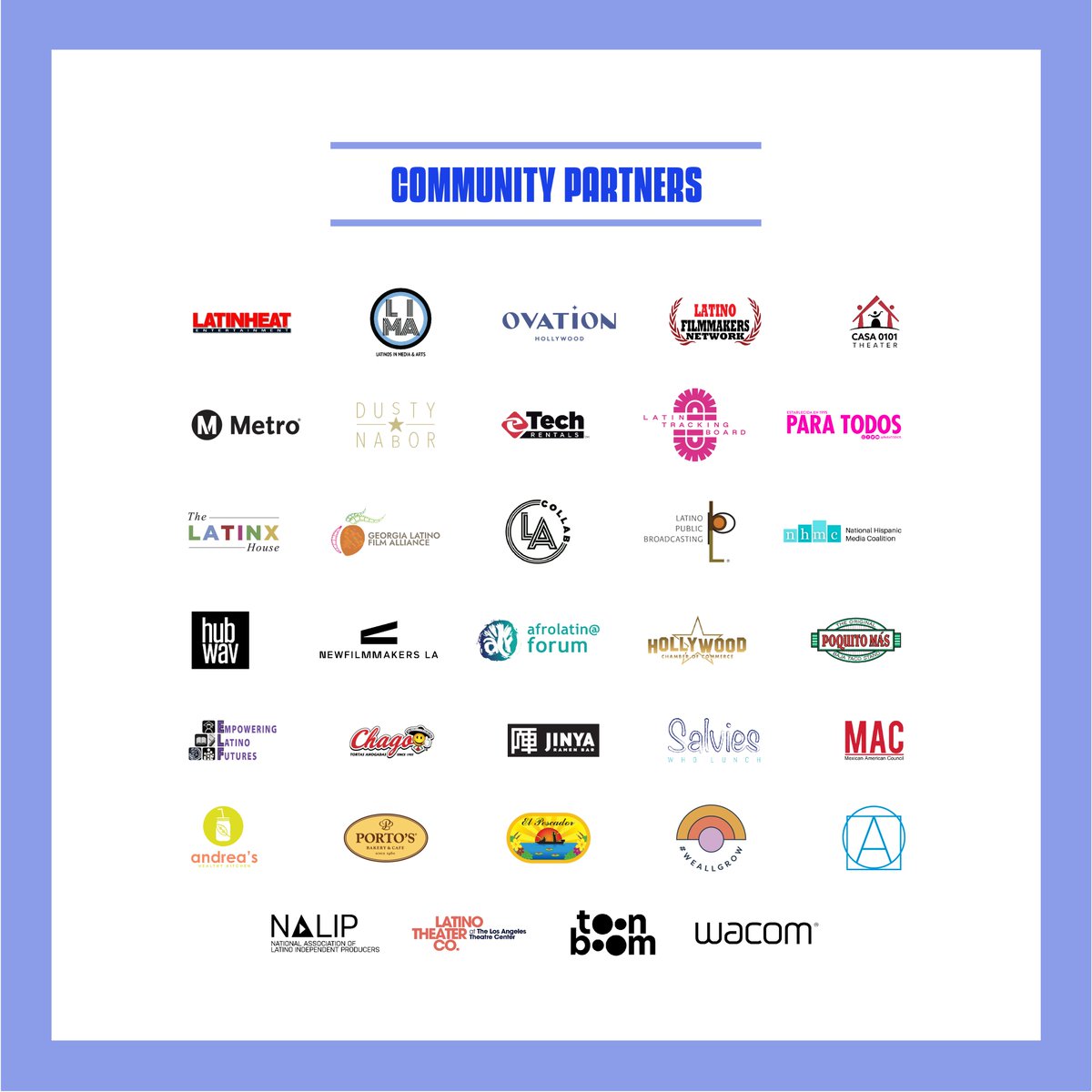 We’re fortunate to have so many organizations support #LALIFF2023. Thank you for being our Community Partners!