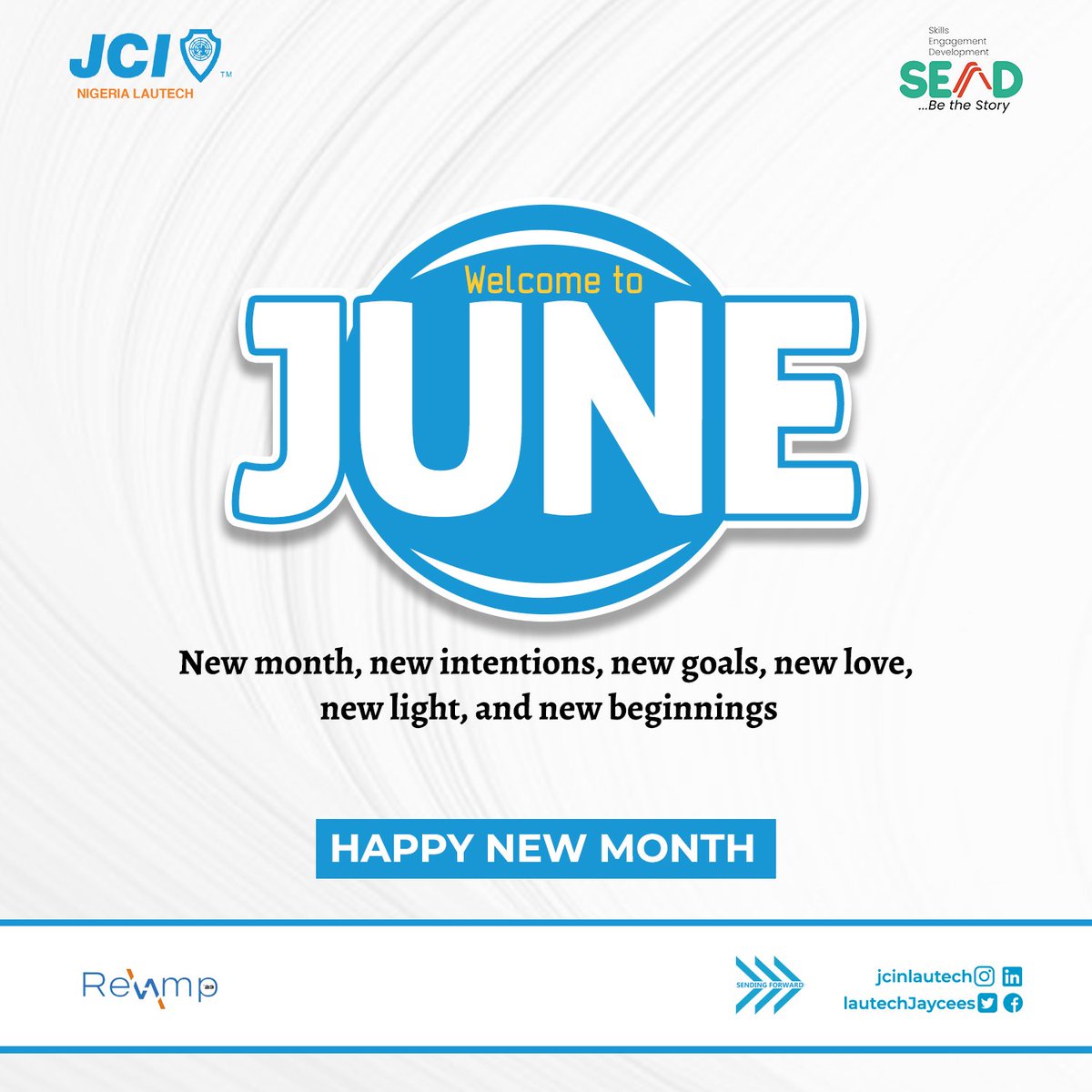 jcilautech's tweet photo. It's new month🤩
New month, new intentions, new goals, new love, new light, and new beginnings.
Though no one can go back and make a brand new start, anyone can start from now and make a brand new ending, it's never too late.
Happy new month🤩
#NewMonth
#SendingForward
#JCI https://t.co/HgDcAuBrhh