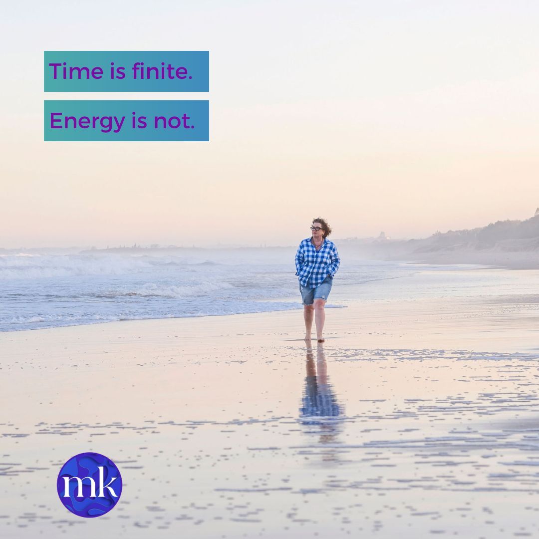 melkettle's tweet photo. Time is finite. Energy is not. We can refuel and refresh our bodies, minds and souls, but we can’t get back time.
What gives you energy?
#fullyconnected #personalenergy #healthyhabits #selfcare https://t.co/XhU6SJit4x