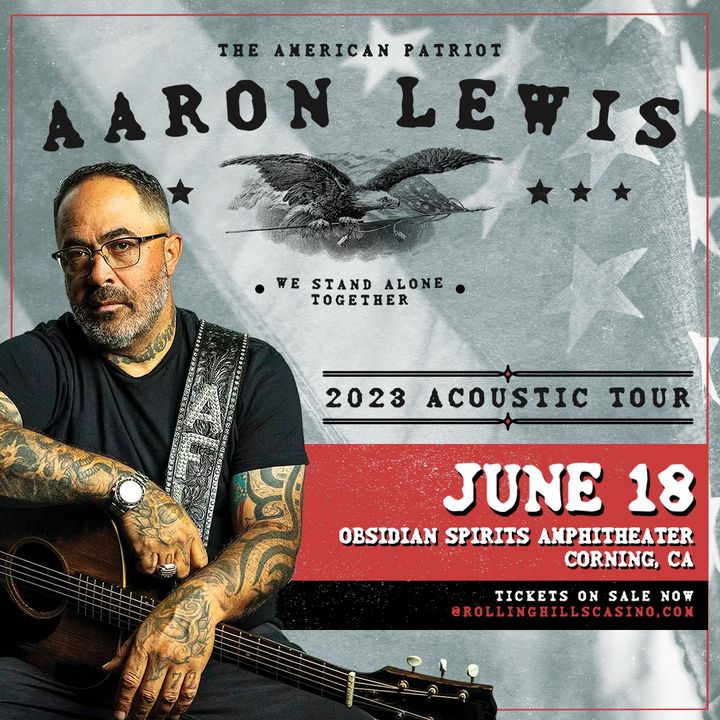 Great news! Due to overwhelming positive response, lawn seating just became available for the #AaronLewis #concert! 🙌

🎟️ bit.ly/3FfEv93

#rhcasino #rollinghills #casino #resort #acoustic #country #countryrock #norcal #norcalconcerts #obsidianspirits #rockmusic #staind