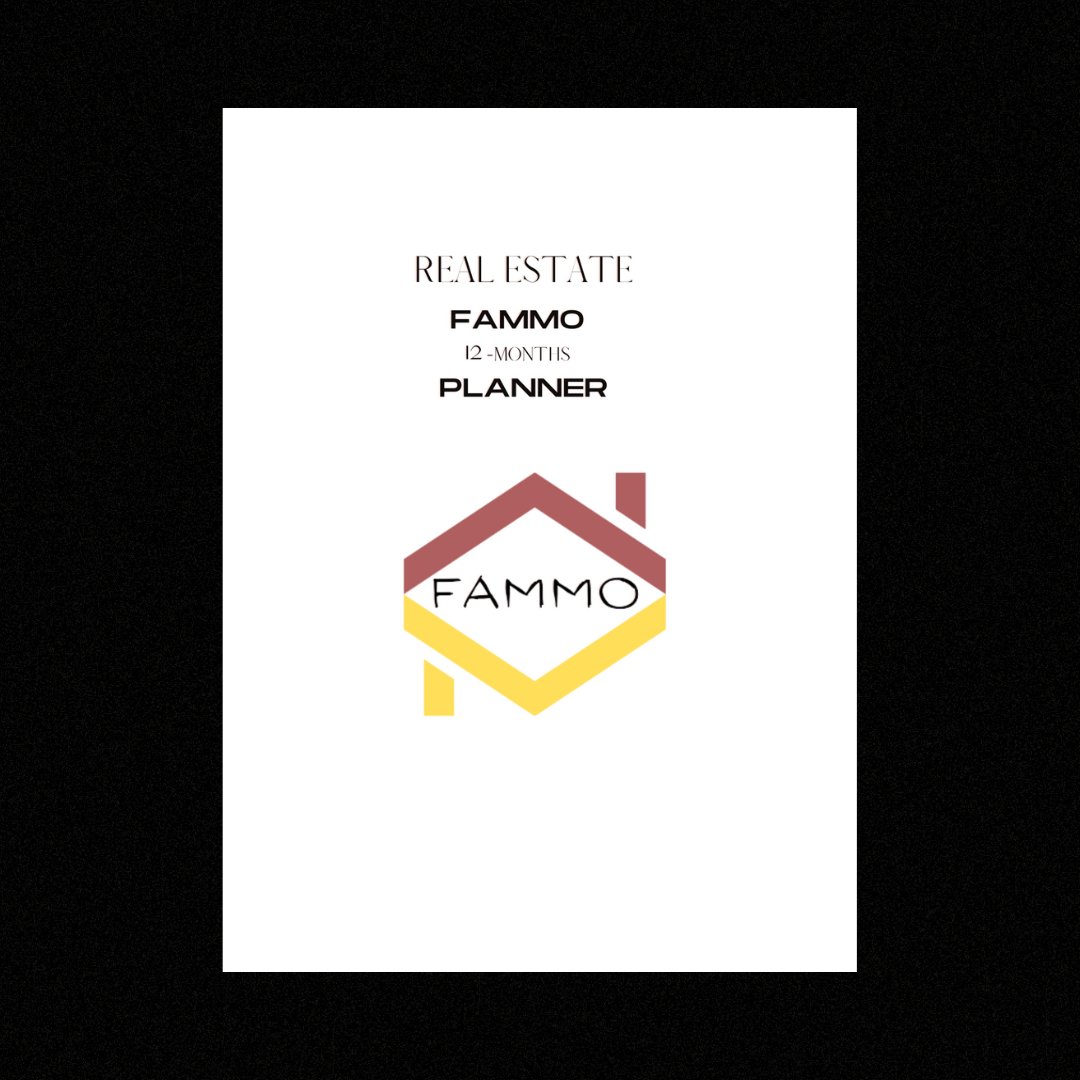 Get your Real Estate Fammo  12-Month Planner on #amazon.

#realestateplanner  #realestateinvesting  #education  #auctions  #taxpropertyauctions