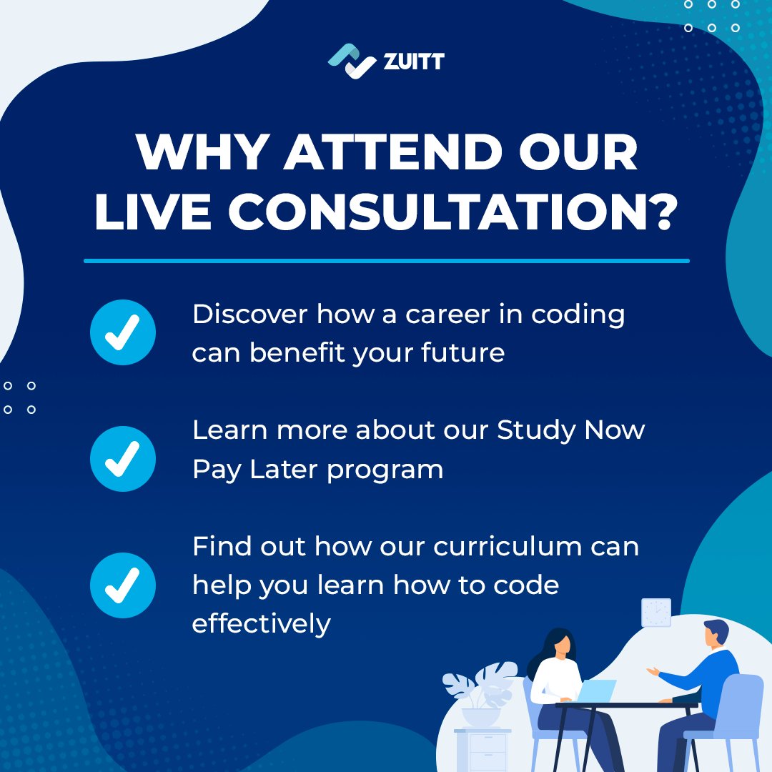 Discover how Zuitt can help you acquire the necessary coding skills. Register for a live online consultation here: codenow.zuitt.co/AttendLC

#ZulitsaZuitt #ZuittCodingBootcamp #webdevelopment #training #FullStackDev
