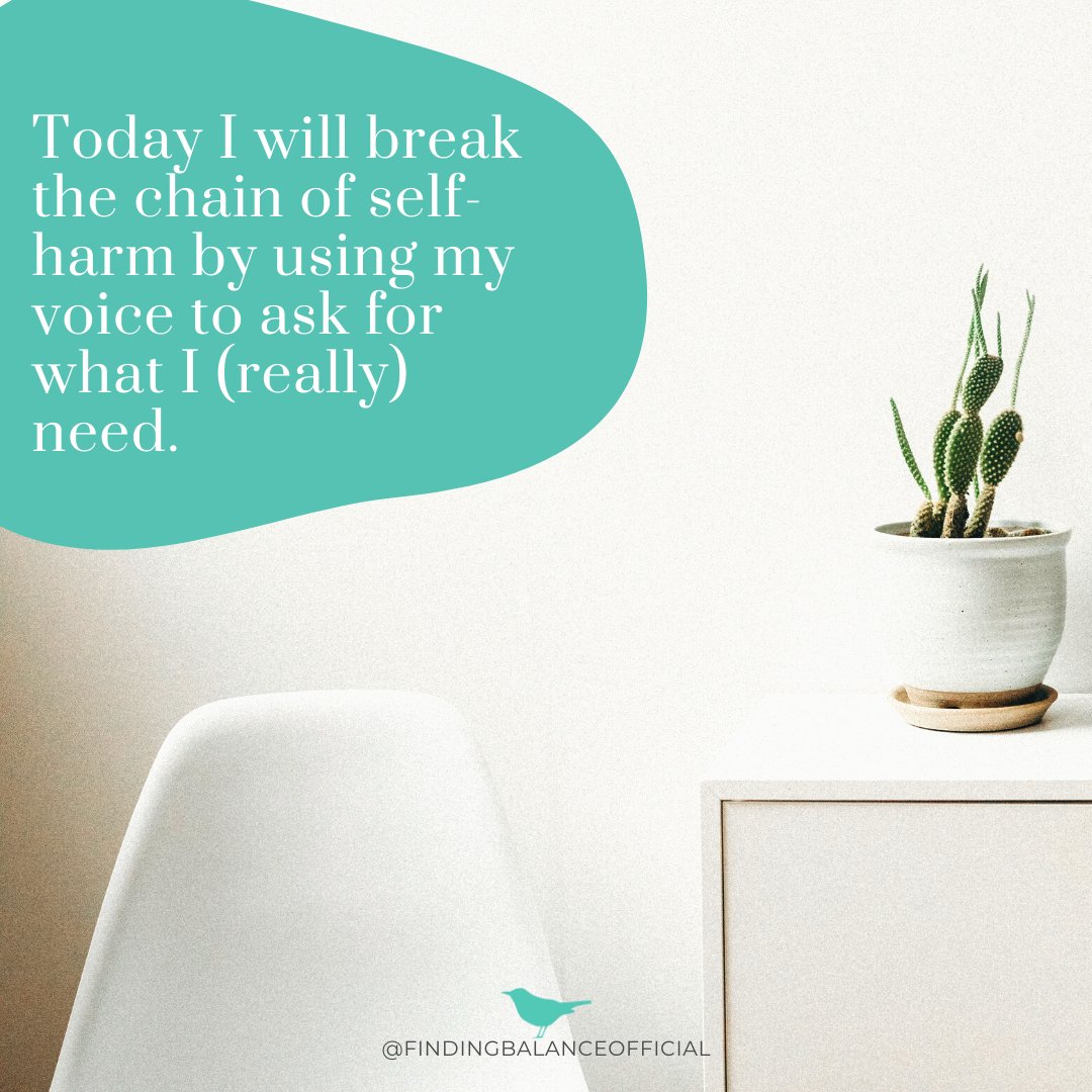What do YOU really need right now? Do you even know? If not, take a minute to pause and consider that question. The more you know about what you need, the better chance you have of making choices that actually help you get it met.

Be kind to yourself today, friend. YOU MATTER.
.